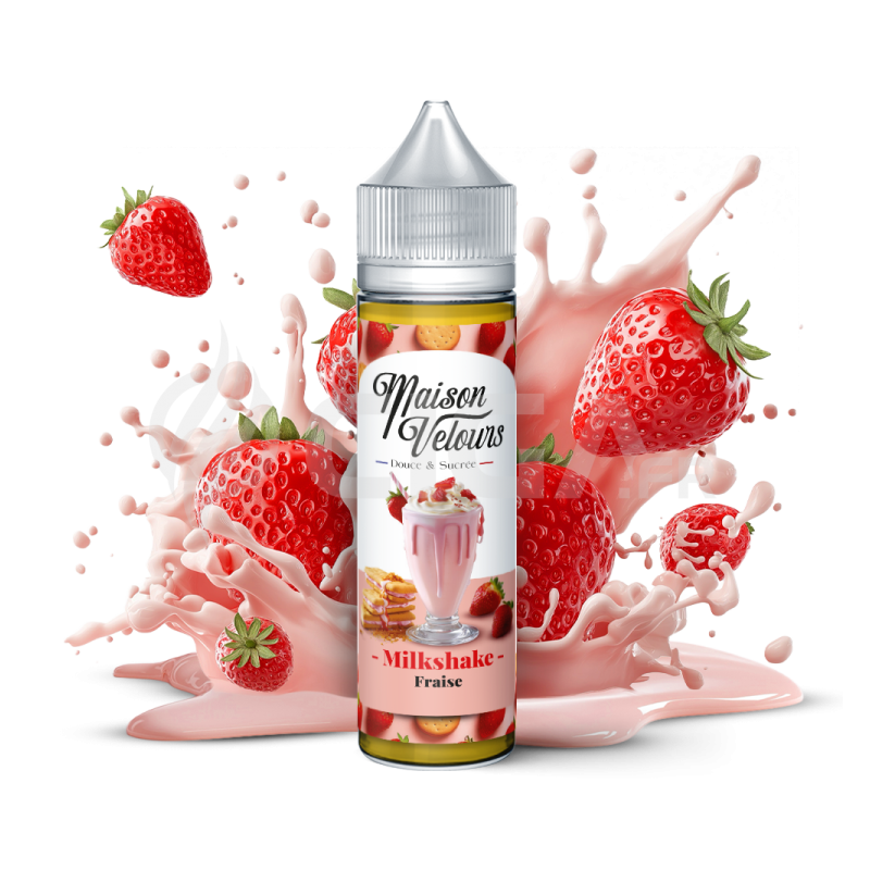 Milkshake Fraise - Maison Velours