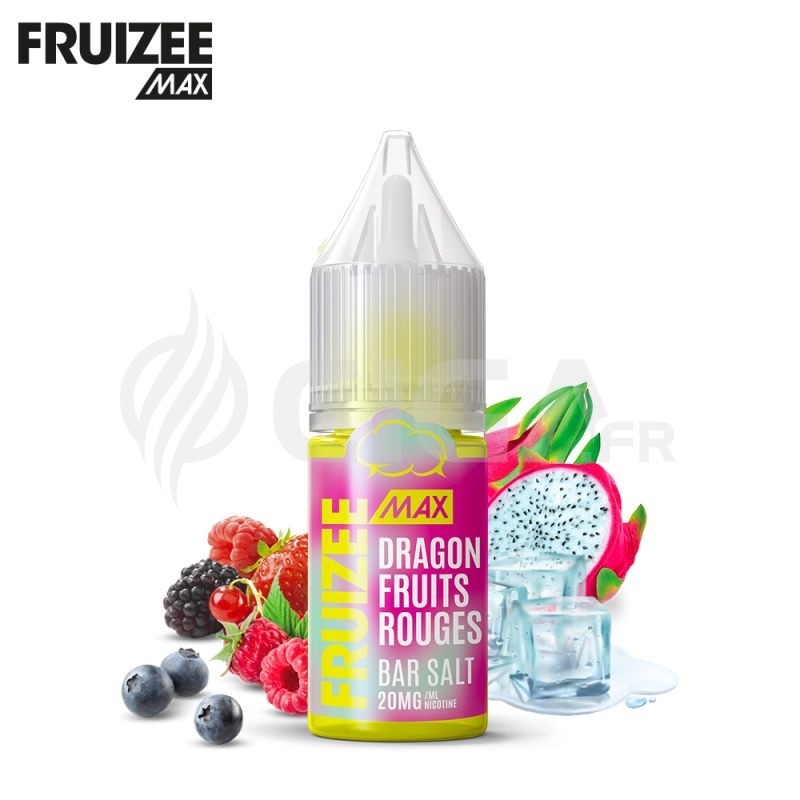 Dragon Fruits Rouges Sel de Nicotine - Bar Salt Fruizee Max