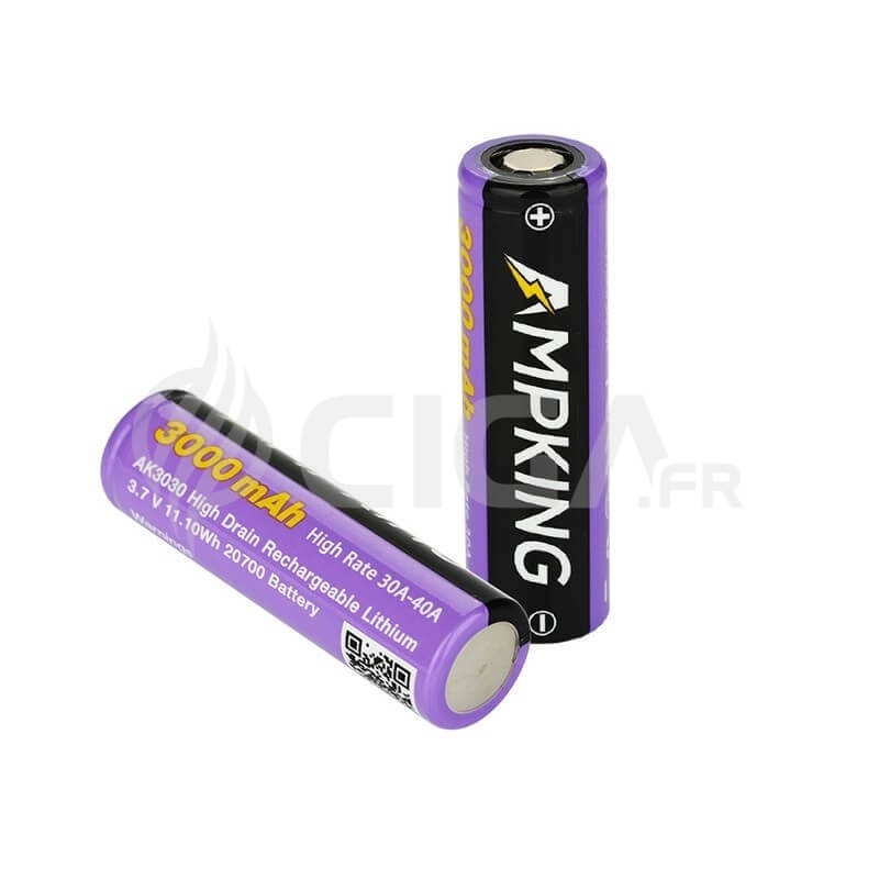 Accus 20700 en 3000mah - Ampking