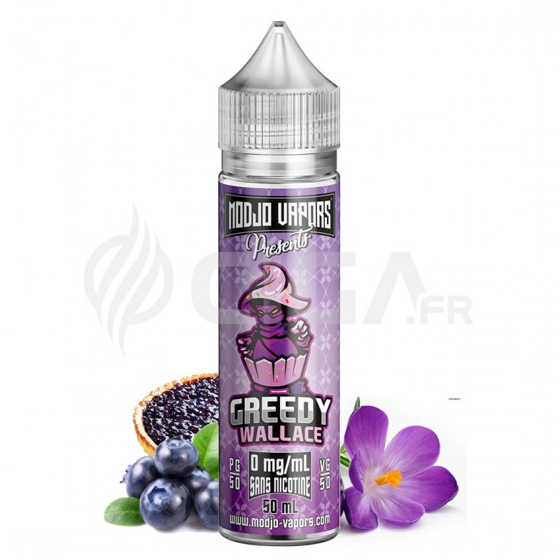 E-liquide Greedy Wallace en 50ml de Modjo Vapors de Liquidarom. E-liquide Greedy Wallace en 50ml de Modjo Vapors de Liquidarom.