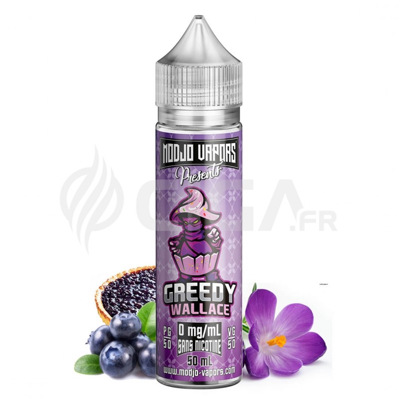 E-liquide Greedy Wallace en 50ml de Modjo Vapors de Liquidarom.