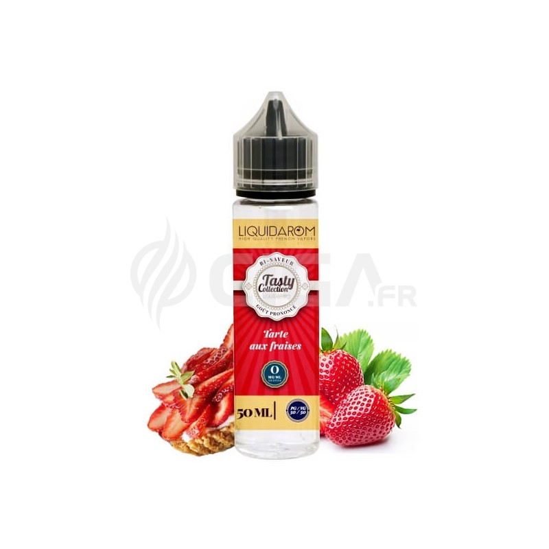 E-liquide Tarte aux fraises 50ml de Tasty Collection de Liquidarom.