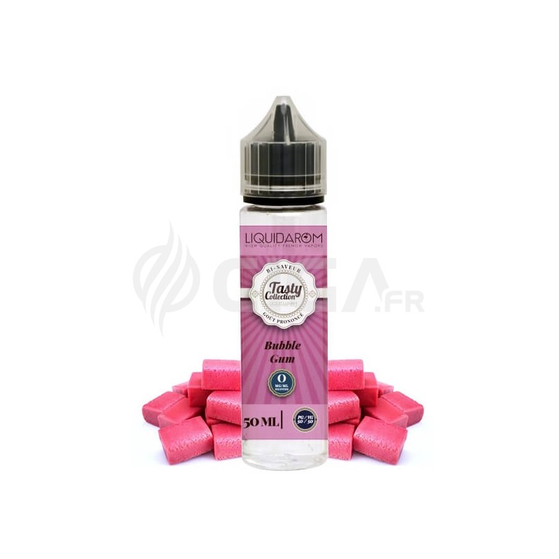 E-liquide Bubble Gum en 50ml de Tasty Collection de Liquidarom.