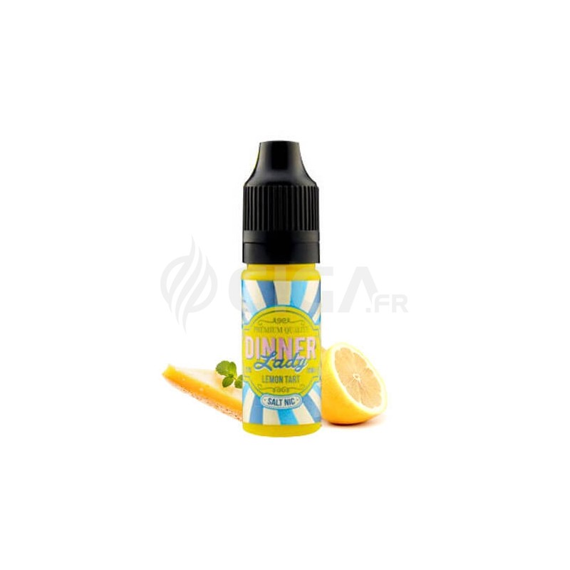E-liquide Lemon Tart Sel de Nicotine de Dinner Lady.