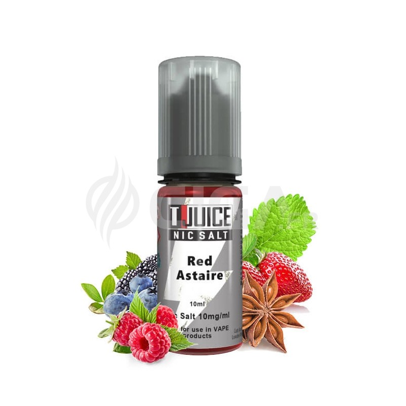 E-liquide Red Astaire aux Sels de Nicotine de T-Juice.