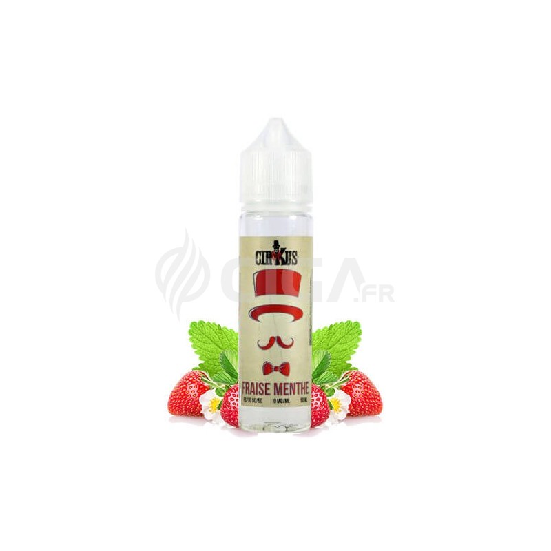 E-liquide Fraise Menthe en 50ml de Cirkus Authentic.