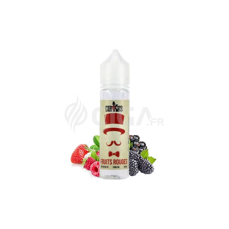 E-liquide Fruits Rouges en 50ml de Cirkus Authentic.