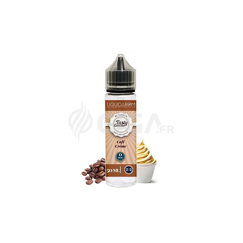 E-liquide Café Crème en 50ml de Tasty Collection de Liquidarom.