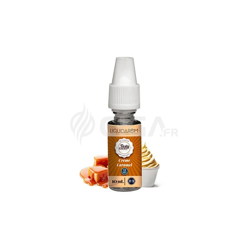 E-liquide Crème caramel de Tasty Collection de Liquidarom.