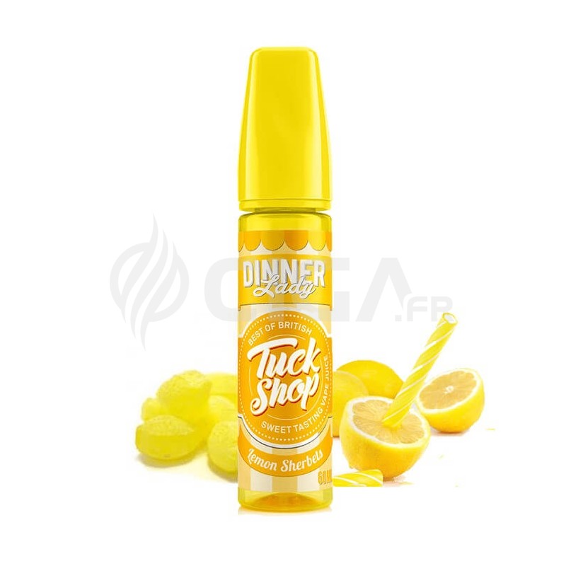 E-liquide Lemon Sherbets Tuck Shop en 50ml de Dinner Lady.