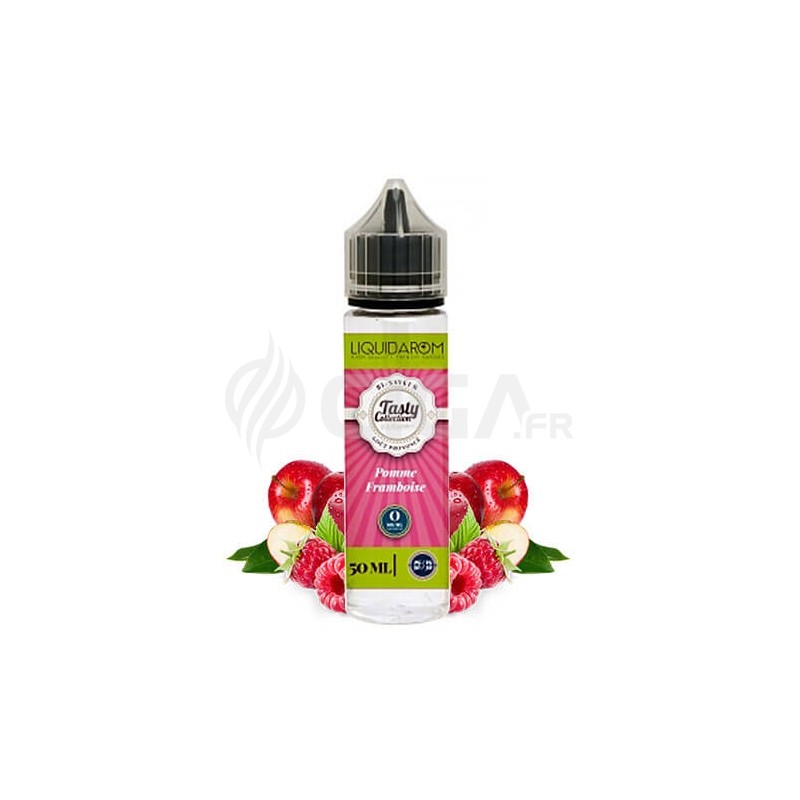 E-liquide Pomme Framboise en 50ml de Tasty Collection de Liquidarom.