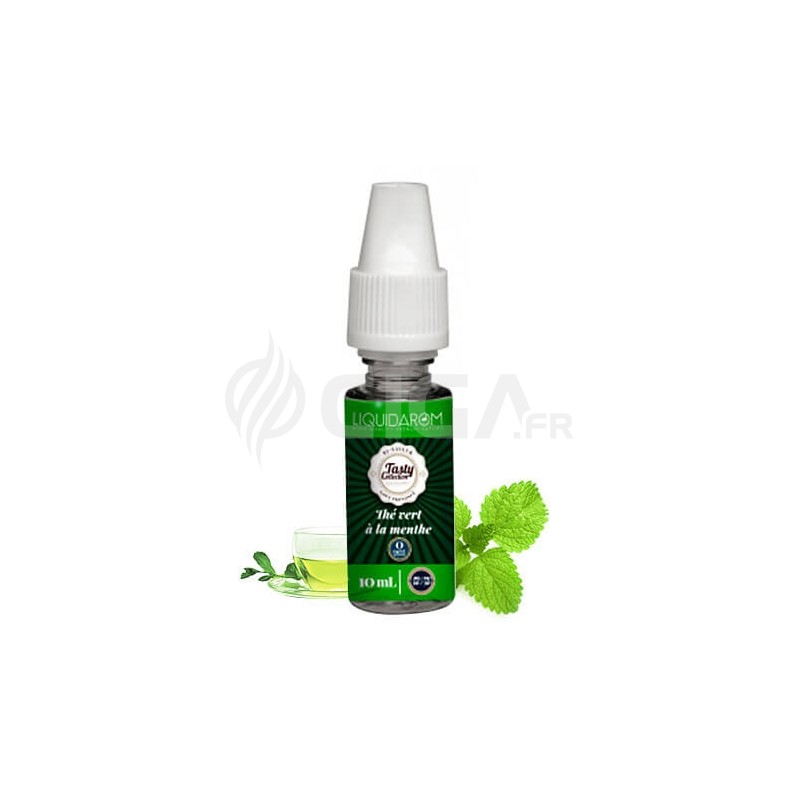 E-liquide Thé Vert à la Menthe de Tasty Collection de Liquidarom.