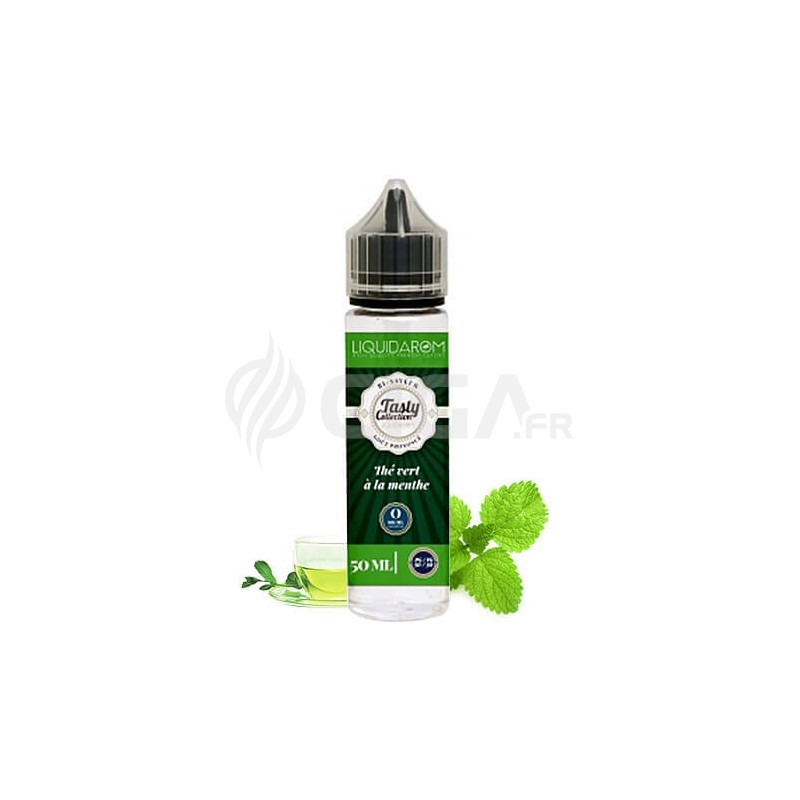 E-liquide Thé Vert à la Menthe en 50ml de Tasty Collection de Liquidarom.