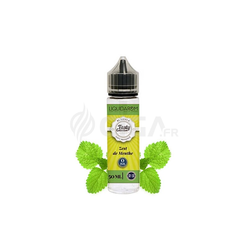 E-liquide Zeste de Menthe en flacon de 50ml de Tasty Collection de Liquidarom.