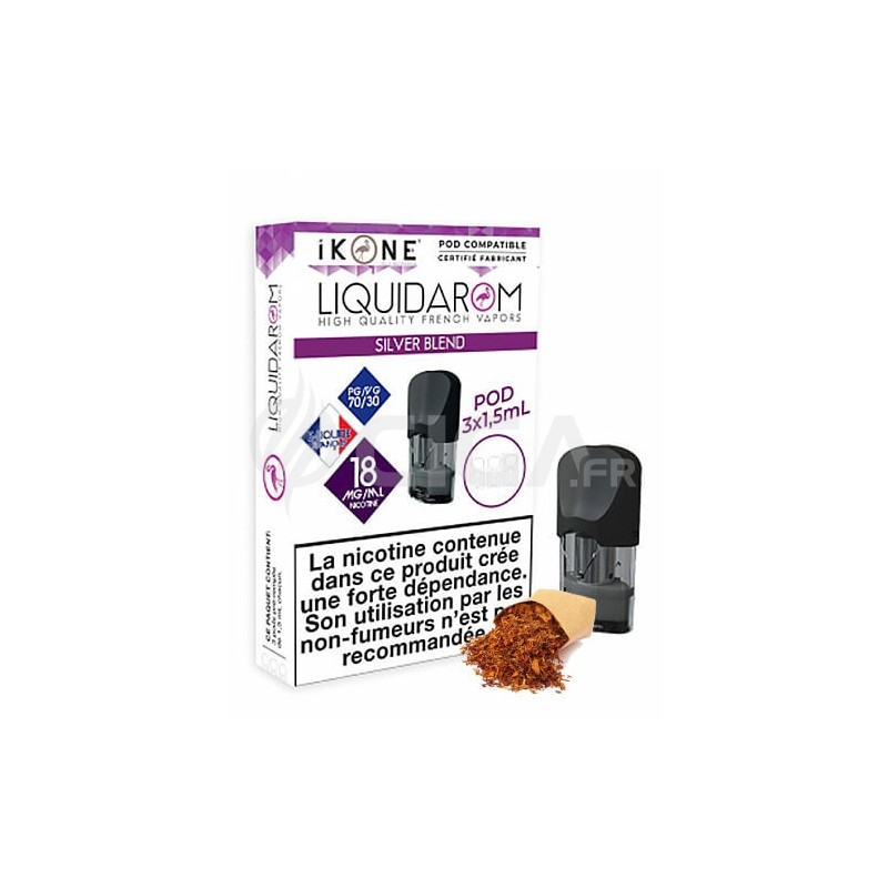 Pod Silver Blend pour le kit Wyve de Liquidarom. Pod Silver Blend pour le kit Wyve de Liquidarom.