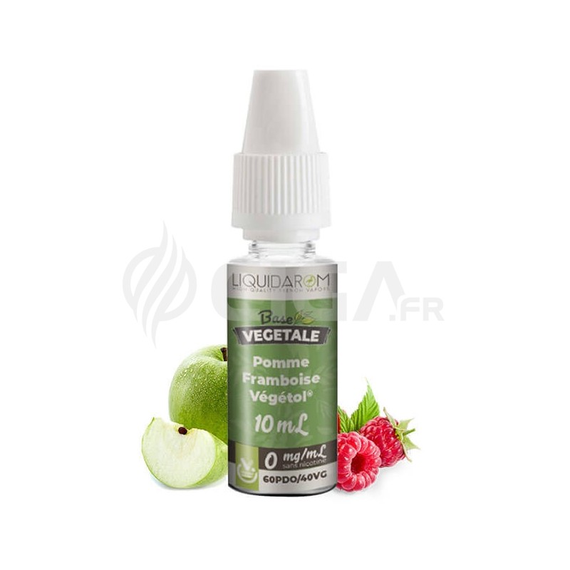 E-liquide Pomme Framboise au Végétol de Liquidarom Base Végétale.