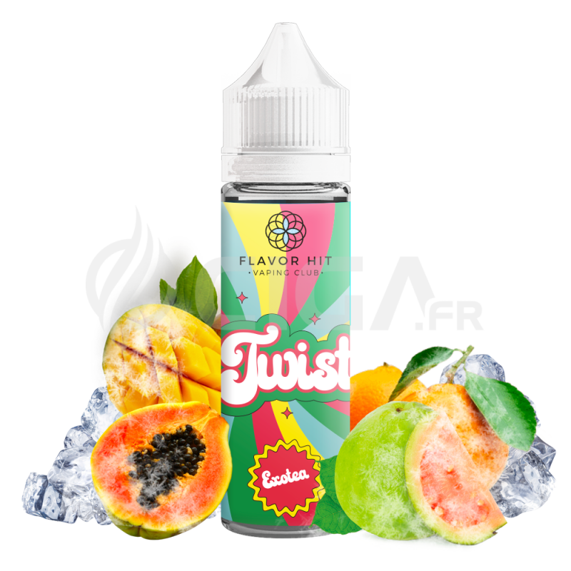 E-liquide Exotea en 50ml de Twist de Flavor Hit.