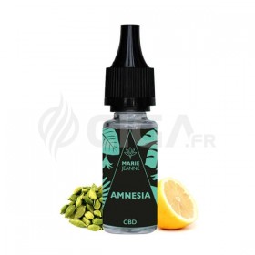 E-liquide au CBD Amnesia de Marie Jeanne.