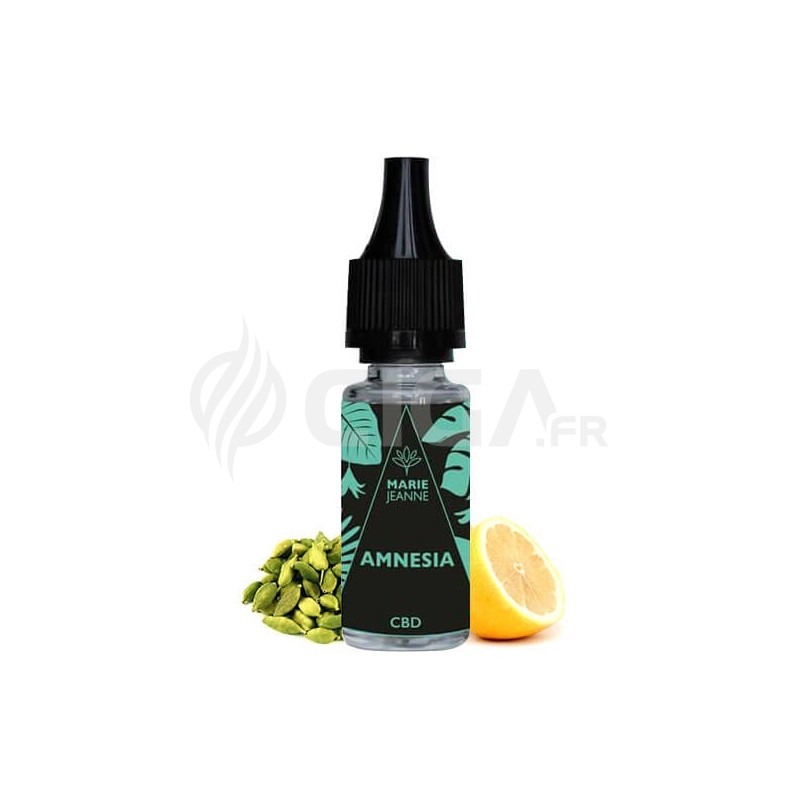 E-liquide au CBD Amnesia de Marie Jeanne.