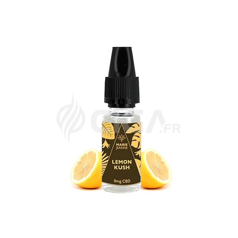 E-liquide au CBD Lemon Kush de Marie Jeanne.