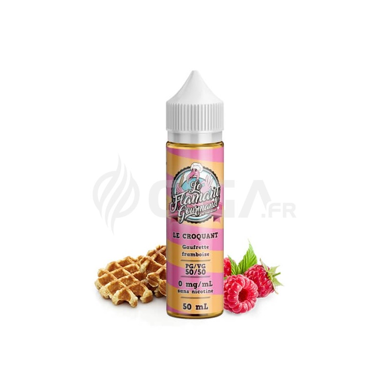 E-liquide Le croquant 50ml de Le Flamant Gourmand de Liquidarom.