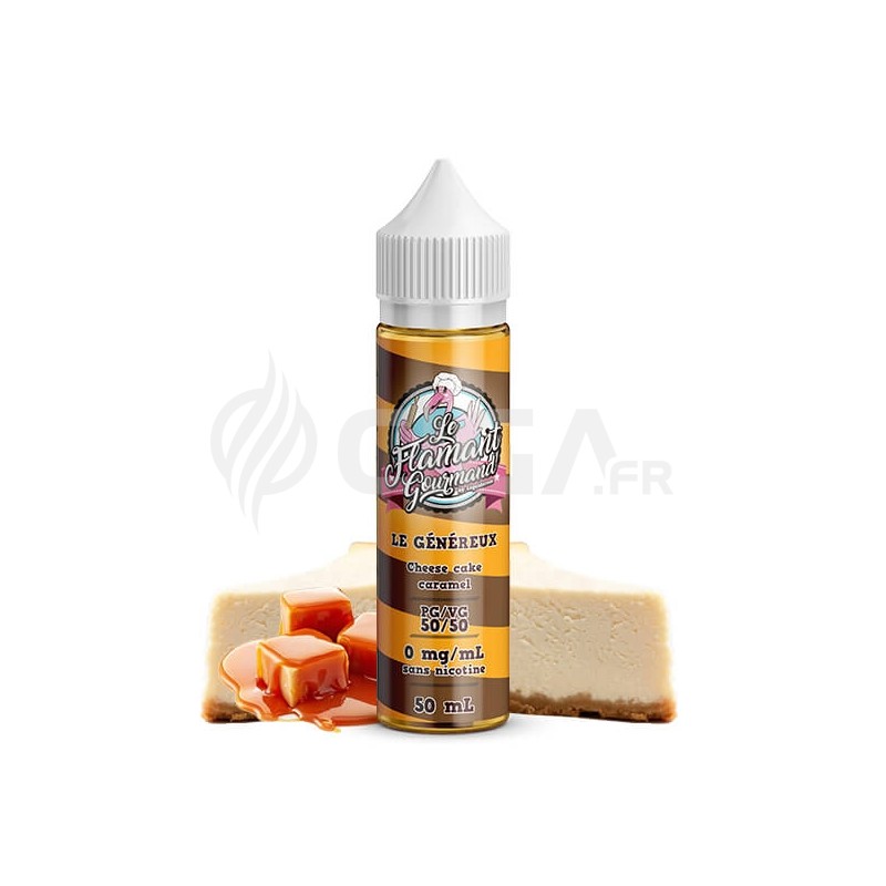 E-liquide Le généreux 50ml de Le Flamant Gourmand de Liquidarom.