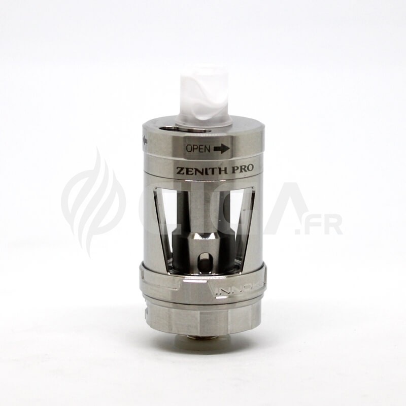 Clearomiseur Zenith Pro argent de Innokin. Clearomiseur Zenith Pro argent de Innokin.