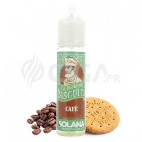 E-liquide Biscuit Café 50ml de La fabrique à biscuits de Solana.