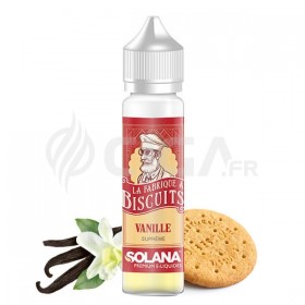 E-liquide Biscuit Vanille 50ml de la fabrique à biscuits de Solana.