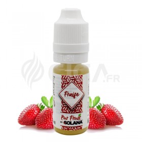 E-liquide Fraise Pur Fruit de Solana.