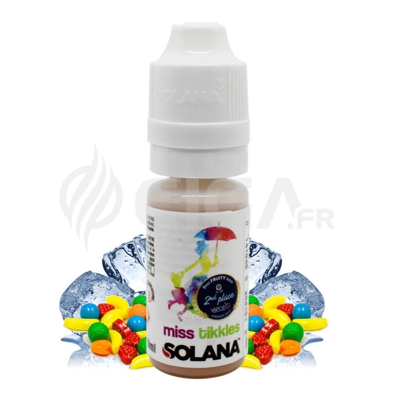 E-liquide Miss Tikkles de Solana.