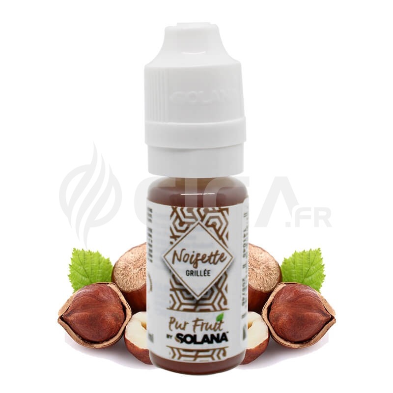 E-liquide Noisette Grillée Pur Fruit de Solana.