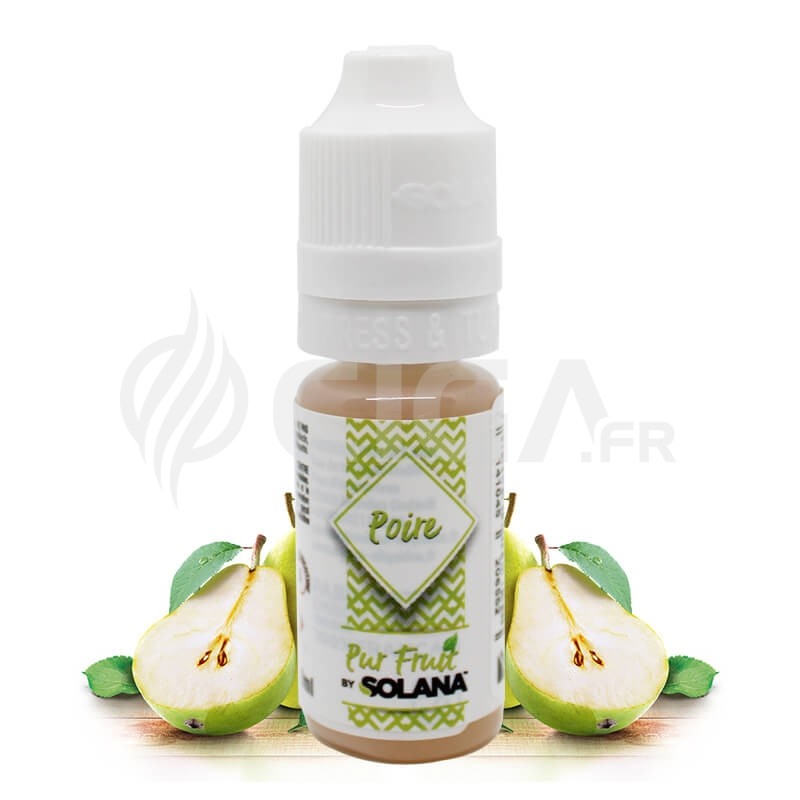 E-liquide Poire Pur Fruit de Solana.