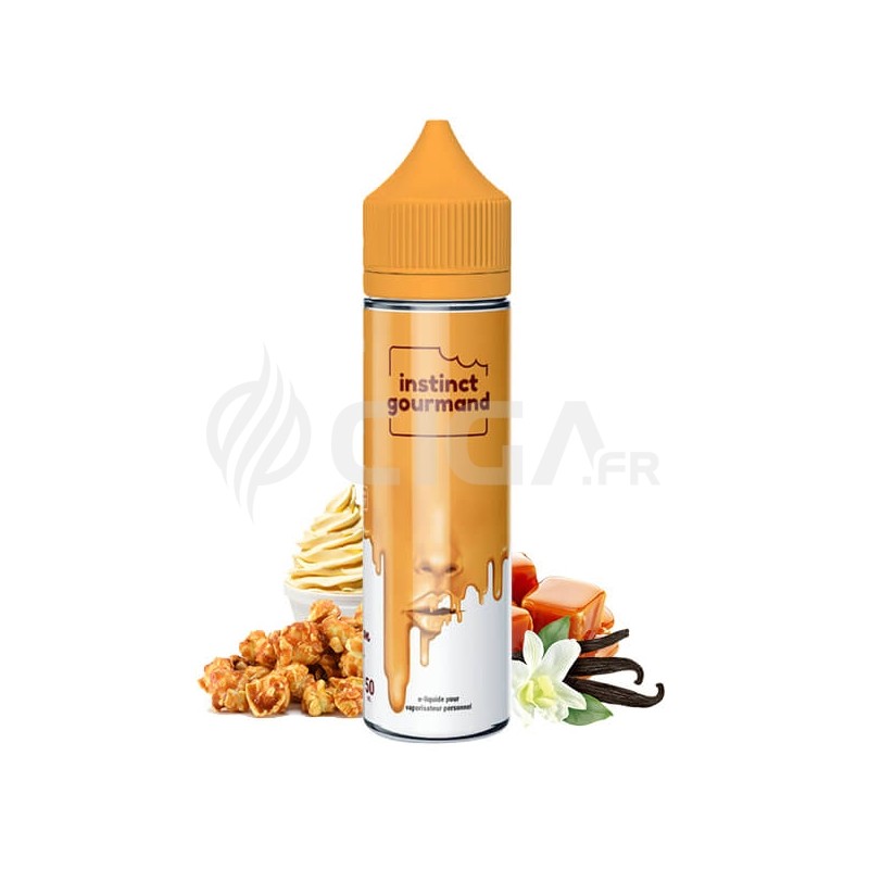 E-liquide Vanilla & Popcorn en 60ml de Instinct Gourmand de Alfaliquid.