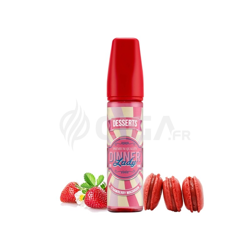 Strawberry Macaroon 50ml - Dinner Lady