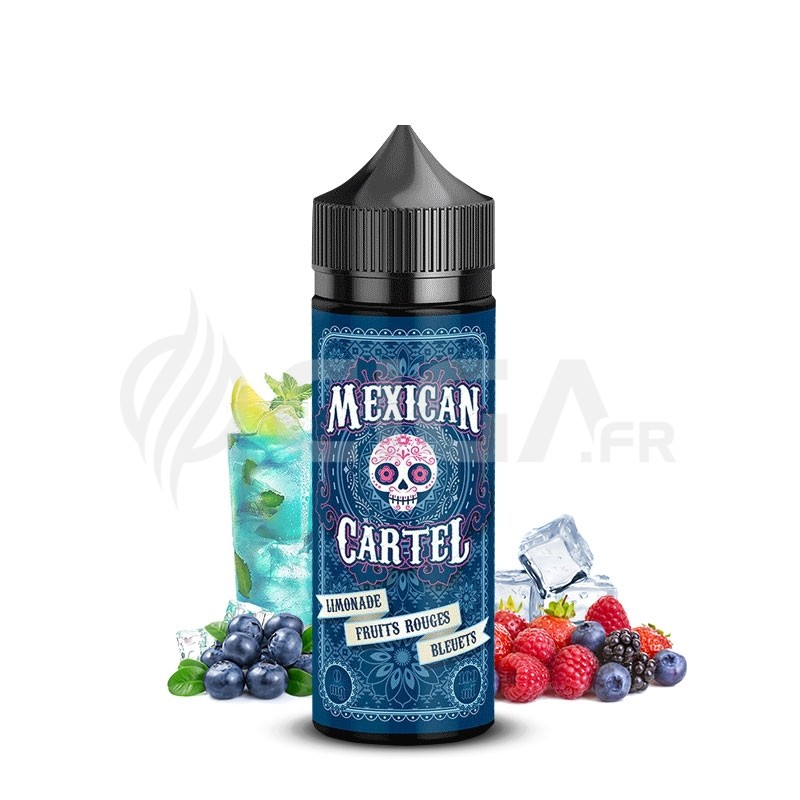 Limonade Fruits Rouges Bleuets 100ml - Mexican Cartel