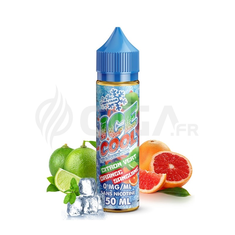 Citron Vert Orange Sanguine 50ml - Ice Cool de Liquidarom