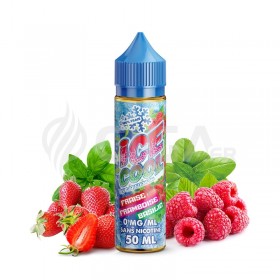 Fraise Framboise Basilic 50ml - Ice Cool de Liquidarom