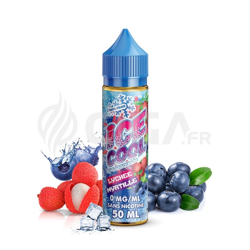 Lychee Myrtille 50ml - Ice Cool de Liquidarom