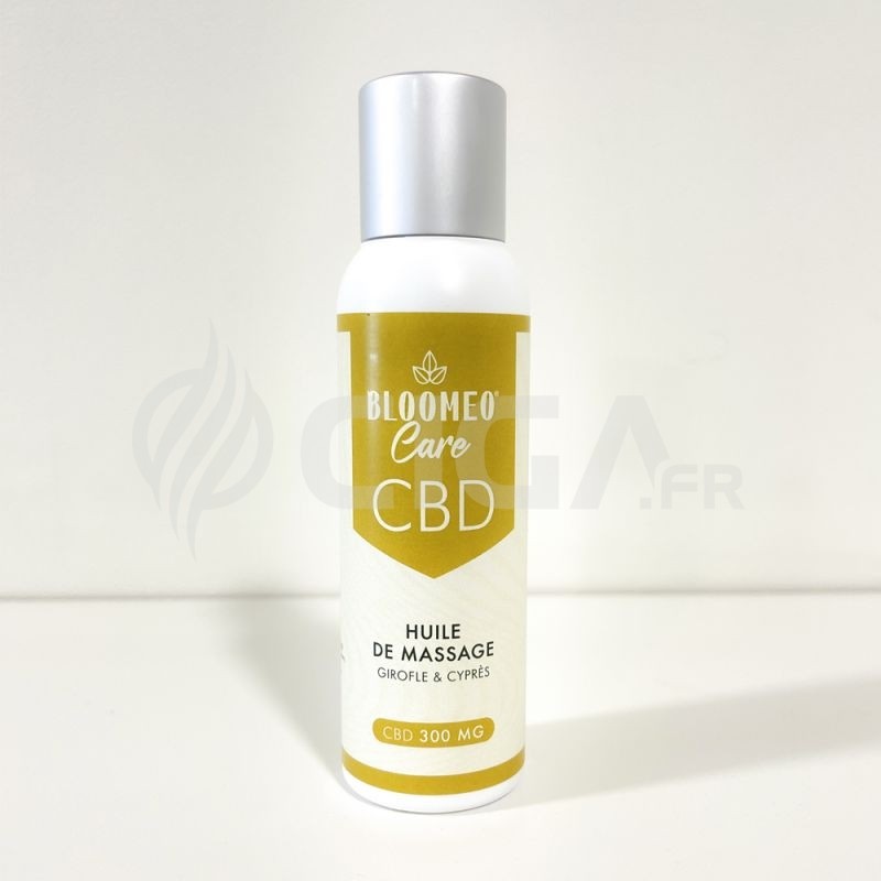 Huile de Massage CBD 100ml - Bloomeo