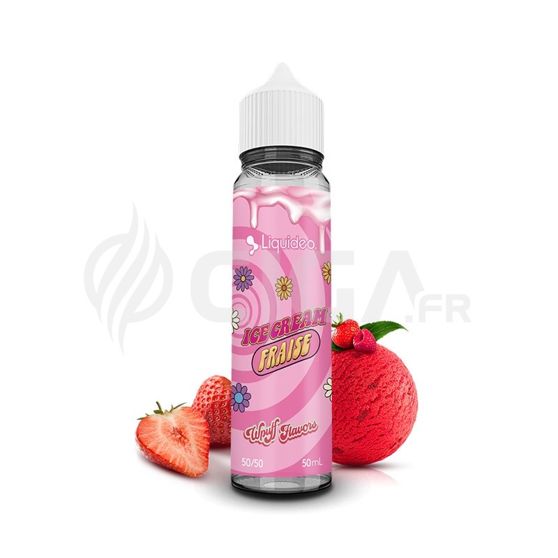 Ice Cream Fraise 50ml - Wpuff Flavors