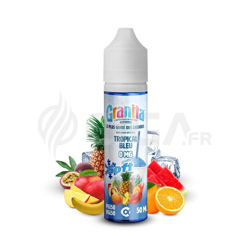 Tropical Bleu 50ml - Granita Soft par Alfaliquid