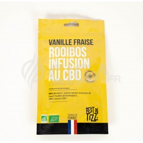 Rooibos Bio Vanille Fraise - Infusion au CBD by Tizz®