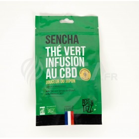 Thé Vert Sencha Bio au CBD - Infusion au CBD by Tizz®