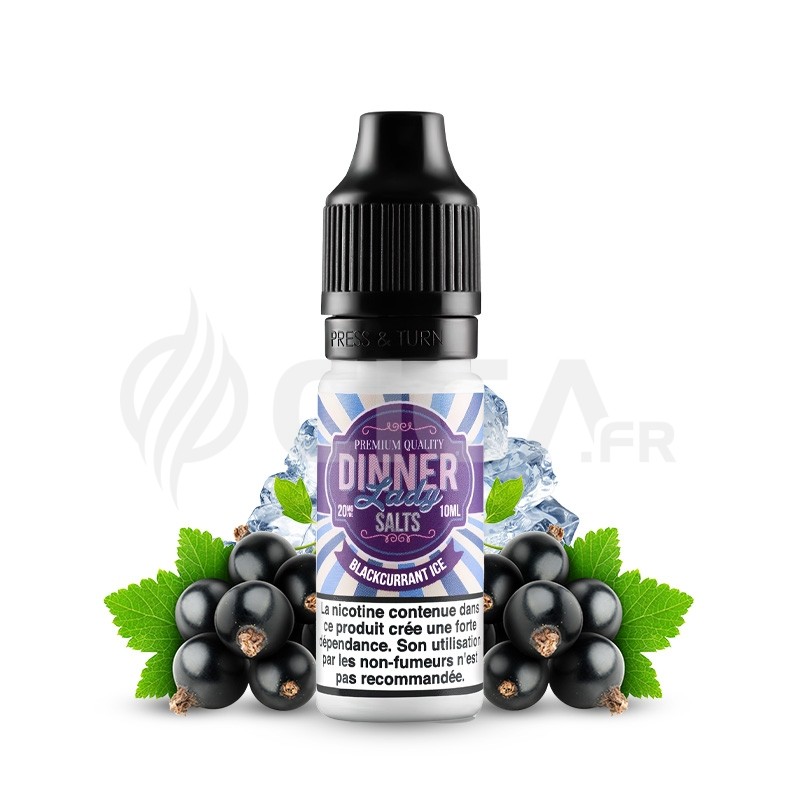 Blackcurrant Ice Sel de Nicotine - Dinner Lady