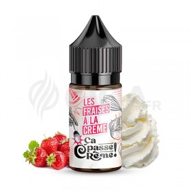 Arome Fraises à la crème 30ml - Ça Passe Crème