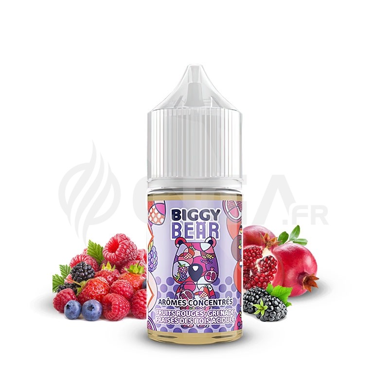 Concentré Fruits rouges Grenade Fraise des bois acidulée 30ml - Biggy Bear