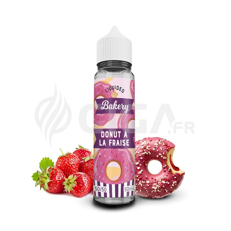 Donut Fraise 50ml - Liquideo