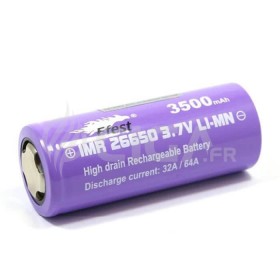 Accus IMR 26650 en 32A d' Efest - 3500mah