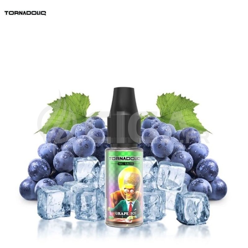 Grape Ice 10ml Sel de Nicotine - Tornadoliq Grape Ice 10ml Sel de Nicotine - Tornadoliq